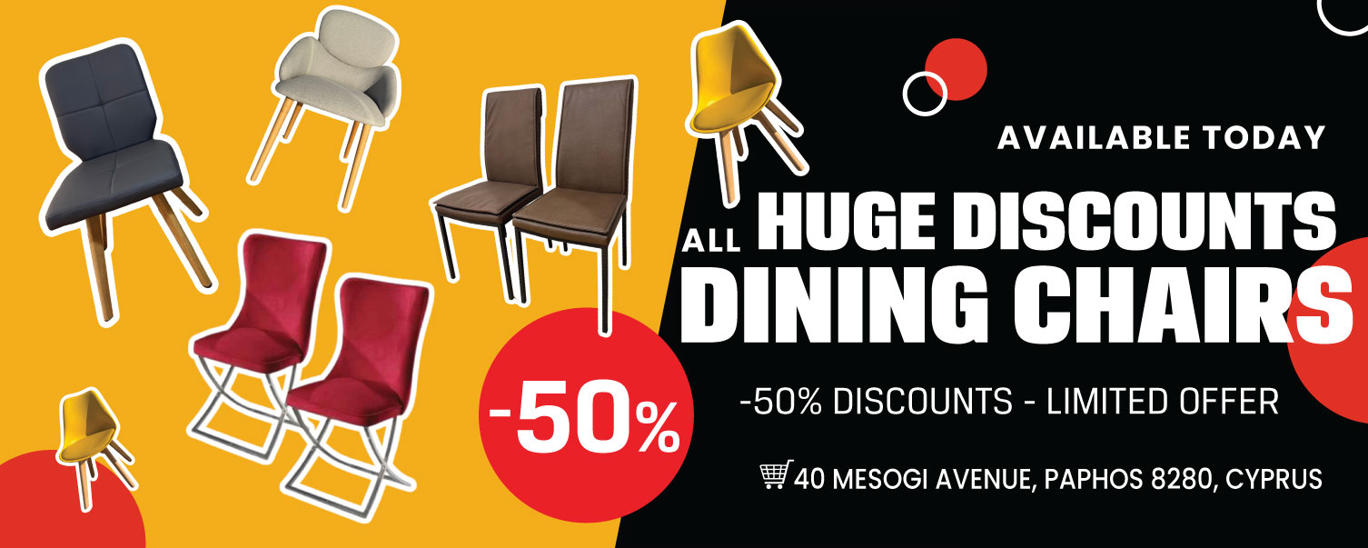 50% OFF ALL CHAIRS