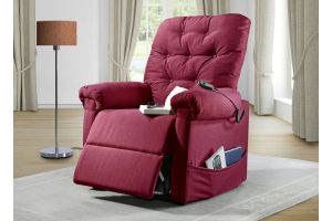 TV Креслo - TV armchair with motor and lift aid - red