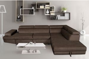 Corner sofa - Julie (Pull-out with storage box)