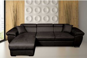 Corner sofa with changeable corner - Como-P (Pull-out with laundry compartment)