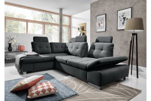 Corner sofa XL - Cremona (Pull-out bed with storage box)