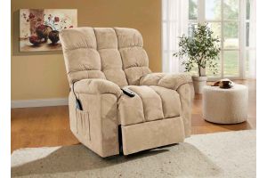 TV chair - Relaxing chair with stand-up aid, massage and heat function