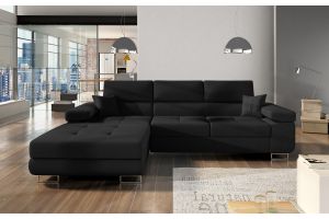 Corner sofa - Armando (Pull-out bed with storage box)