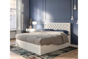 Upholstered bed - Bloom (With storage box)