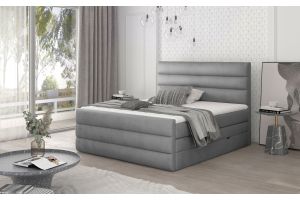 Boxspring bed 160x200 - Cande (With storage box)