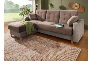 Corner sofa - Hilda (Pull-out with storage box)