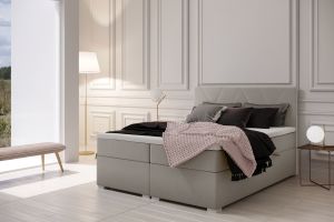 Upholstered bed - Lara (With storage box)