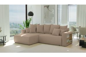 Corner sofa - Napoli (Pull-out bed with storage box)