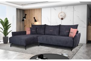 Corner sofa - Stockholm (Pull-out bed with storage box)